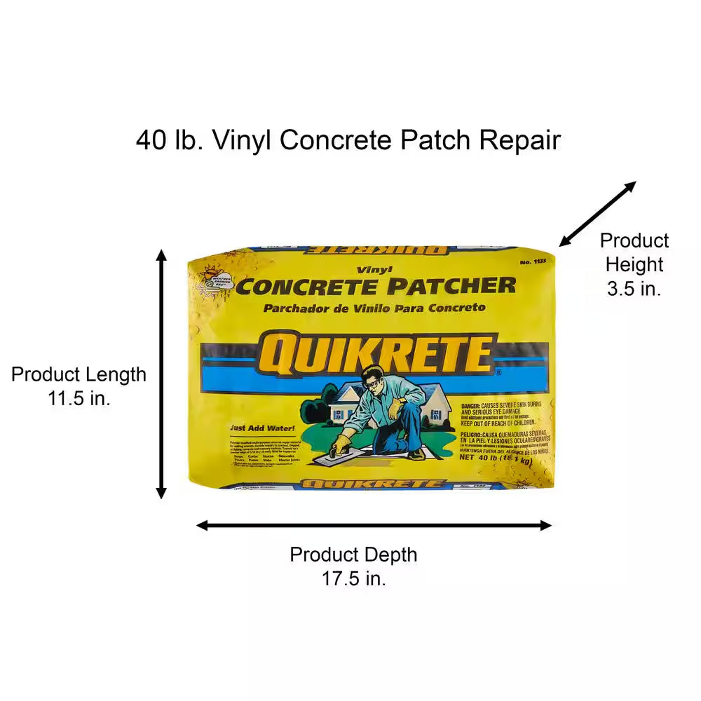 40 Lb. Vinyl Concrete Patch Repair