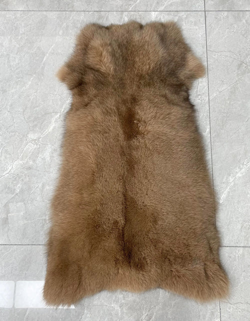 Load image into Gallery viewer, Janefur Woman Fox Fur Shawl Fluffy Fur Cape Natural Fur Poncho Fur Lady Scarf Wrap Coat Shawl Wedding Party Clothing
