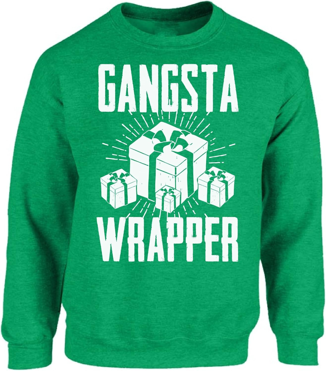 Gangsta Wrapper Sweatshirt Gangsta Wrapper Ugly Christmas Sweater Funny Xmas Gangsta Gift Wrappers Sweater