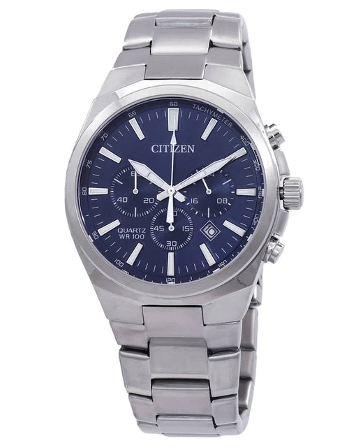 Load image into Gallery viewer, Chronograph Quartz Blue Dial Men&#39;S Watch AN8170-59L
